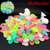 10pcs/lot Luminous Pebbles Rocks for Decorations