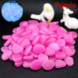 10pcs/lot Luminous Pebbles Rocks for Decorations