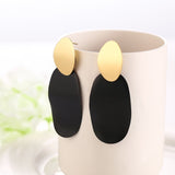 Summer Style Golden Drop Earrings