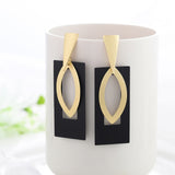 Summer Style Golden Drop Earrings
