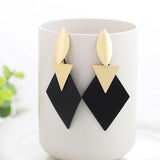 Summer Style Golden Drop Earrings