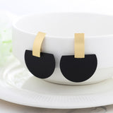 Summer Style Golden Drop Earrings