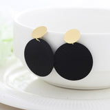 Summer Style Golden Drop Earrings
