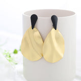 Summer Style Golden Drop Earrings
