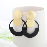 Summer Style Golden Drop Earrings