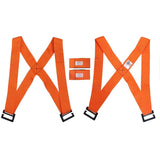 New Useful Lifting Moving Strap Furniture Transport Belt In Shoulder Straps Team Straps Mover Easier Conveying Storage Orange