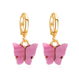 Butterfly Drop Earrings