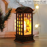 Holiday Christmas Snowman Elk LED Lights Train Santa Claus