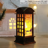 Holiday Christmas Snowman Elk LED Lights Train Santa Claus