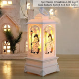 Holiday Christmas Snowman Elk LED Lights Train Santa Claus