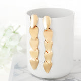 Summer Style Golden Drop Earrings