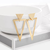 Summer Style Golden Drop Earrings