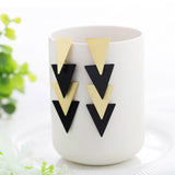 Summer Style Golden Drop Earrings