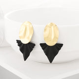 Summer Style Golden Drop Earrings