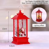 Holiday Christmas Snowman Elk LED Lights Train Santa Claus