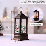 Holiday Christmas Snowman Elk LED Lights Train Santa Claus