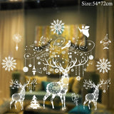 Holiday Christmas Window Stickers Christmas