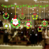 Holiday Christmas Window Stickers Christmas