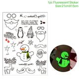 Holiday Christmas Window Stickers Christmas