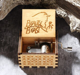Antique Wooden Hand-Cranked Music Box
