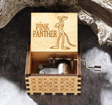 Antique Wooden Hand-Cranked Music Box