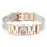 Rose Gold Stainless Steel Mesh Bracelet