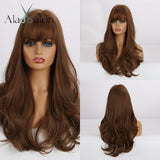 Long Ombre Wavy Wigs