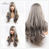 Long Ombre Wavy Wigs