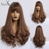 Long Ombre Wavy Wigs