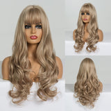 Long Ombre Wavy Wigs