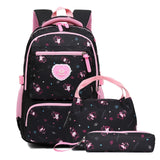 Children Princess Backpack 3PC Set