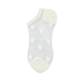 Heart Clear Ankle Socks