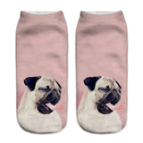 Unisex Pug Print Socks