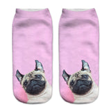 Unisex Pug Print Socks