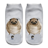 Unisex Pug Print Socks