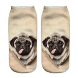 Unisex Pug Print Socks