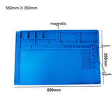 ESD Heat Insulation Working mat Soldering Station Iron Phone Computer Repair Mat Magnetic Heat-resistant BGA  Insulator Platform