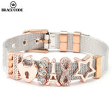 Rose Gold Stainless Steel Mesh Bracelet