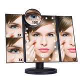 22 LED Touch Screen Makeup Mirror with Led Lights 1X 2X 3X 10X