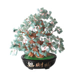 Lucky Money Tree Chinese Gold Ingot Crystal Fortune Tree Ornament Wealth Ornament Home Office Table Decoration Tabletop Crafts