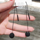 Long Pearl Long Earrings Moon Star Flower