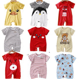 Summer Baby Rompers Boys Girls Jumpsuits Newborn Short sleeve Baby Climbing Clothes Baby Romper Infant Costumes Pajamas