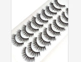 NEW 2/5/10 Pairs Natural False Eyelashes Fake Lashes Long Makeup 3d Mink Lashes Extension Eyelash Mink Eyelashes for Beauty 54