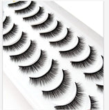 NEW 2/5/10 Pairs Natural False Eyelashes Fake Lashes Long Makeup 3d Mink Lashes Extension Eyelash Mink Eyelashes for Beauty 54