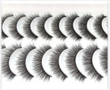 NEW 2/5/10 Pairs Natural False Eyelashes Fake Lashes Long Makeup 3d Mink Lashes Extension Eyelash Mink Eyelashes for Beauty 54