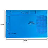 ESD Heat Insulation Working mat Soldering Station Iron Phone Computer Repair Mat Magnetic Heat-resistant BGA  Insulator Platform