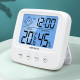 Amvolta LCD Digital Temperature Humidity Meter Baby Home Indoor Electronic Hygrometer Thermometer Weather Station Baby Room