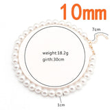 Elegant Big White Imitation Pearl Beads Necklace