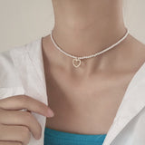 Elegant Big White Imitation Pearl Beads Necklace