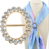 Scarf Crystal Clip